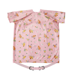 BIBaDO Coverall Bib on baby showing mess-free feeding with waterproof fabric.
