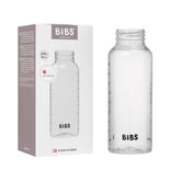 Bibs baby bottle 9oz slim-profile view highlights easy-grip design.