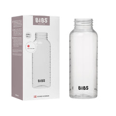 Bibs baby bottle 9oz slim-profile view highlights easy-grip design.
