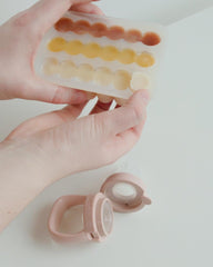 BIBS freezer tray with secure lid keeps contents hygienic and fresh.