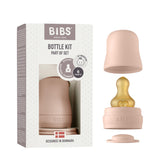 BIBS Bottle Kit Blush packaging showing color coordinated kit setup for easy use