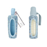 BIBS Liberty bottle cover strap attachment secures on stroller for easy transport
