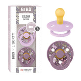BIBS Liberty soother chamomile lawn closeup highlighting natural latex comfort for gentle soothing