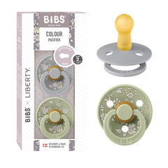 BIBS Liberty Capel Sage pack front view for natural comfort and soothing