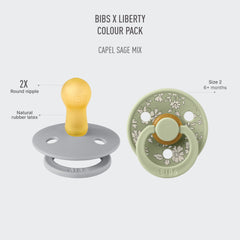 BIBS Liberty Capel Sage pack side view highlighting elegant design and comfort