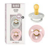 BIBS pacifier Blossom closeup highlights natural rubber softness for soothing.
