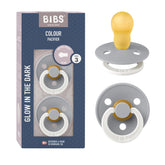 BIBS pacifiers Cloud Night two-pack for soothing comfort