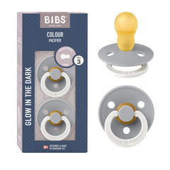 BIBS pacifiers Cloud Night two-pack for soothing comfort