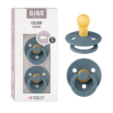 BIBS petrol blue pack of 2 pacifiers for natural soothing