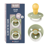 BIBS pacifiers Sage Night Tie Dye two-pack soothing bedtime comfort