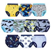 BIG ELEPHANT potty training underwear dinosaur party pack front view for toddler independence.