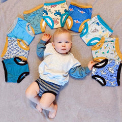 Big Elephant training pants 100% cotton close-up highlights soft fabric for gentle skin.