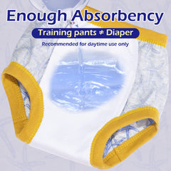Big Elephant training pants elastic waistband pictured for comfortable, adjustable fit.