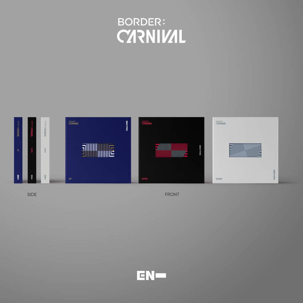 Big Hit Entertainment ENHYPEN Border: Carnival UP Ver album front cover, ideal for display.