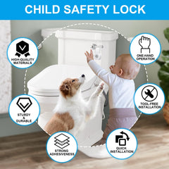 BiKontrun toilet lock easy-install design requires no tools