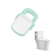 BiKontrun toilet lock round-cover provides discreet child safety for bathrooms.