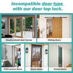 Two-sided operation shown on BILLROAD top door lock for access.