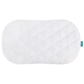Biloban bassinet mattress cover shows a secure fit on Halo bassinets for worry-free nights.