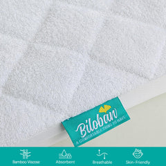 Biloban bassinet protector halo swivel fit keeps mattress clean during gentle night moves