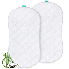Biloban bassinet protector universal fit demonstrates waterproof protection and soft breathable surface