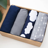 Biloban bassinet sheets 4-pack compatible with UPPAbaby and Chicco for secure, quiet nights