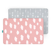 Biloban crib sheet 52x28x8 dimensions ensure a secure, snug sleep surface.