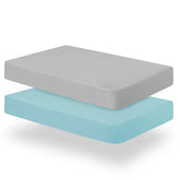 Biloban crib-sheet-perfect-fit on standard crib mattress for secure sleep