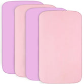 Biloban crib sheets closeup fabric texture showing soft microfiber comfort for baby sleep