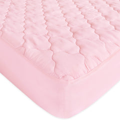 Biloban mini crib sheet 38x24 fit with elastic skirt for secure mattress coverage.