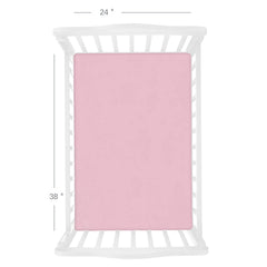 Biloban elastic-band-fit mini-crib-sheets ensure secure mattress coverage without slip.