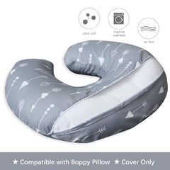 Biloban nursing pillow cover stylish pattern enhances feeding space