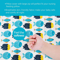 Biloban nursing pillow cover stylish pattern brightens feeding time
