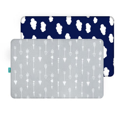 Biloban pack and play sheets fitted 2-pack securely fits Graco pack n play mattresses.