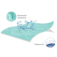 Biloban quilted soft surface protector provides gentle comfort for sensitive baby skin.