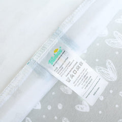 Biloban waterproof back layer provides mattress protection against spills.