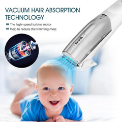 Bimirth Baby Hair Clipper waterproof body designed for wet or dry cuts.
