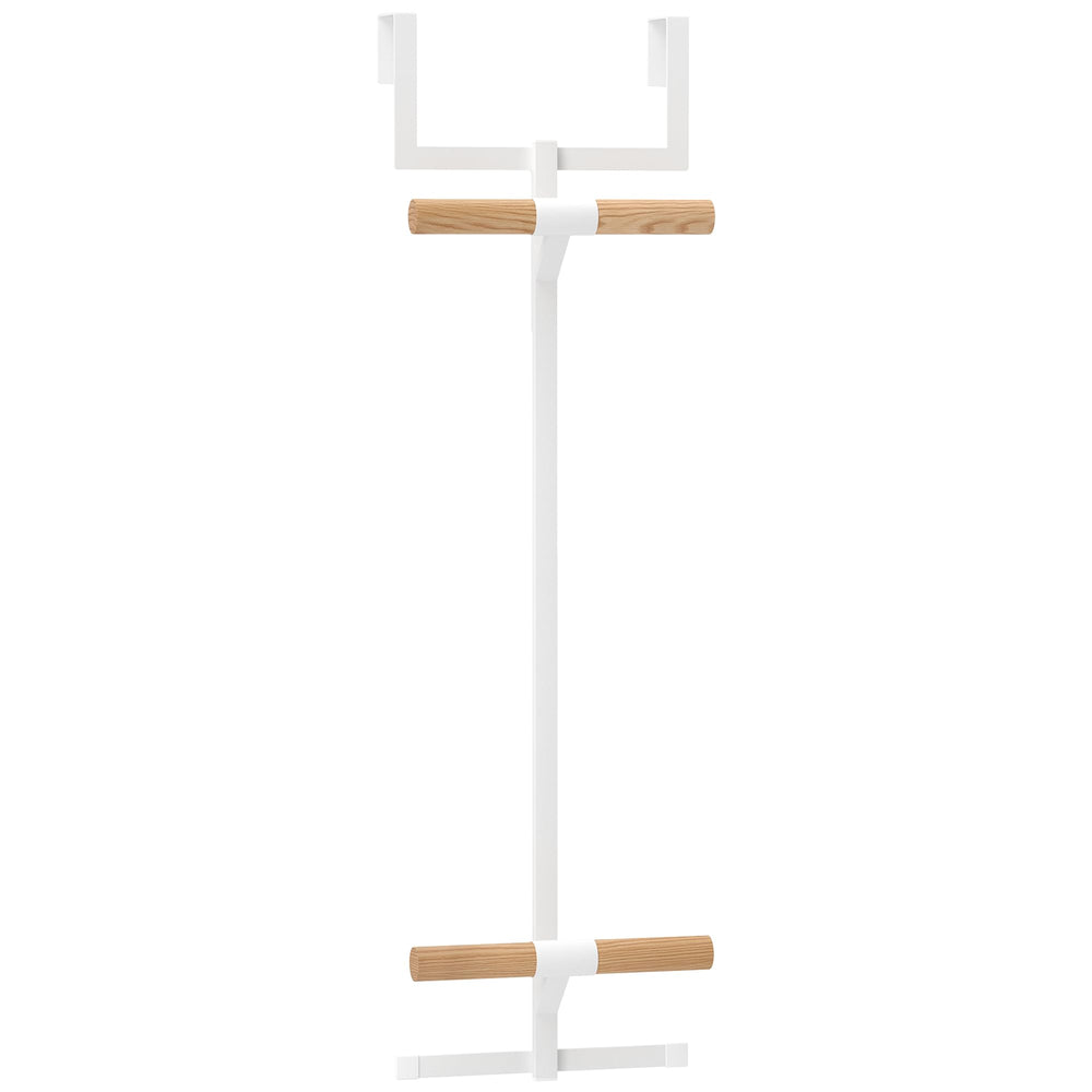 Bimiti backpack over-the-door hanger assembly demonstrates easy setup for clutter-free space.