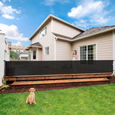Bingguz 195-inch extra-wide gate extended for large openings, versatile access control.