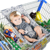 Binxy Baby Hammock cart-clip shows quick, secure setup for hands-free shopping confidence.
