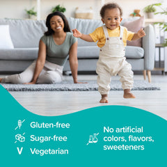 Biostime kids probiotic powder ready to mix into drinks for smoother digestion.