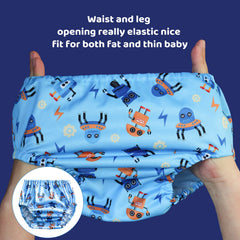 BISENKID elastic waistband plastic pants 2t shown for comfortable, secure fit.