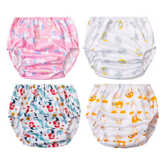 BISENKID pattern-design waterproof swim diaper cover for potty training.