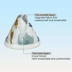 BISENKID design pattern teepee adds cute appeal during diaper changes