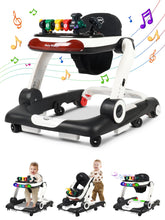 BIUSIKAN music lights baby walker wheels promotes active play and sensory exploration.