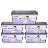 Biuskuku diaper easy roll refill packaging shows a ready to use solution for busy parents.