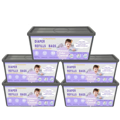 Biuskuku diaper easy roll refill packaging shows a ready to use solution for busy parents.