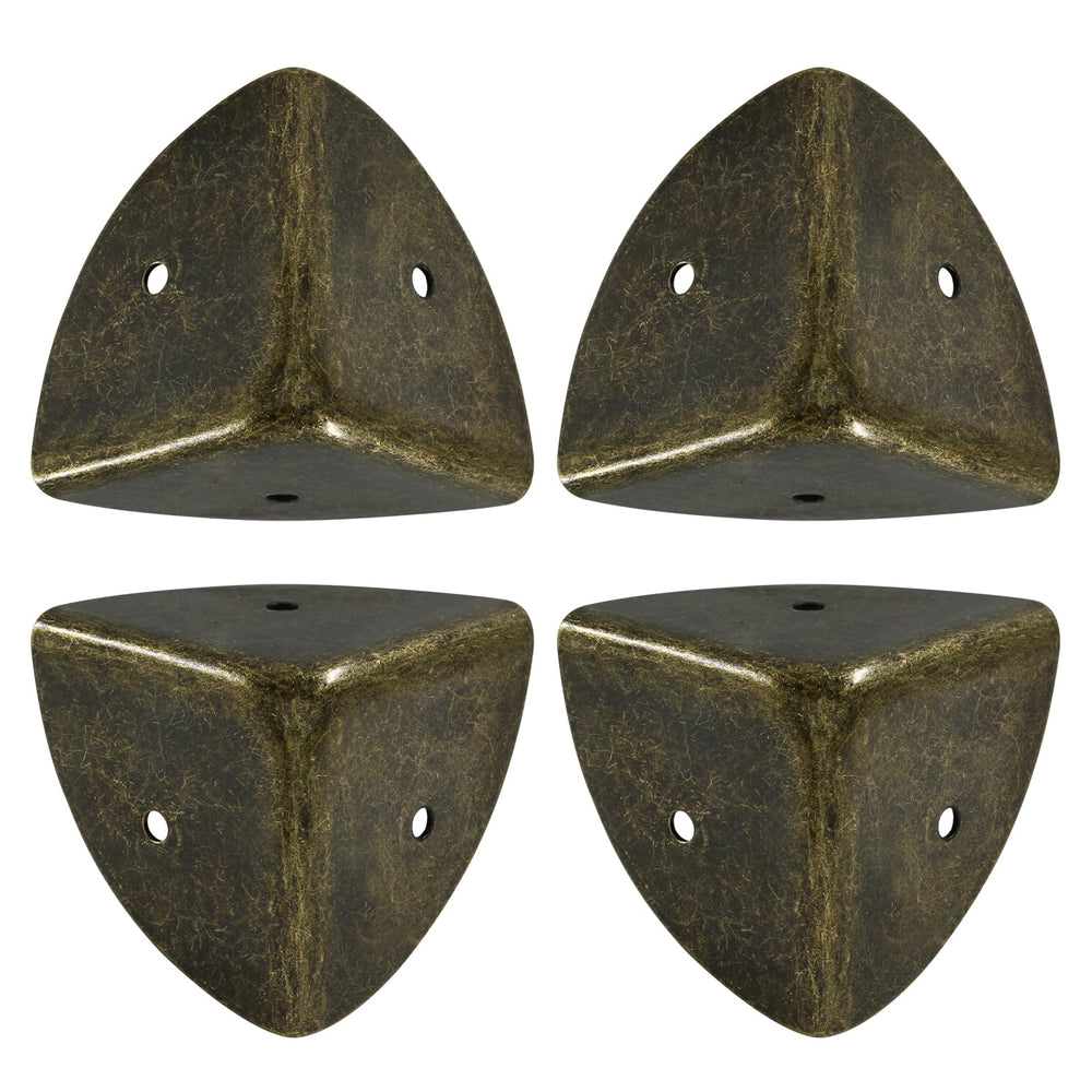 Bivethoi bronze corner protector 1.6in close-up for durable furniture protection.