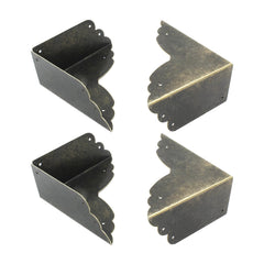 Close-up of zinc alloy material on Bivethoi bronze corner protector for rust resistance.