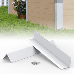 BJADE'S aluminum siding corner guard wall-mounted protects exterior corners from damage