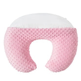 Blackleaf baby nursing pillow fabric close-up shows soft, breathable weave for comfortable feeding.